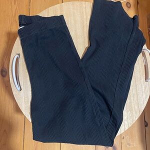 Aerie Black Ribbed Pants